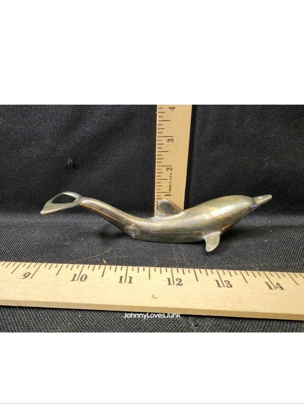 Vintage Dolphin Beer Bottle Opener Steel Cap/Twist Options Used Tiki Beach Bar